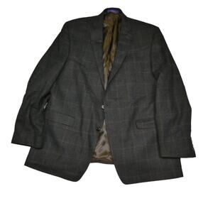 NEW Tallia 100% wool sport coat, size: 46L, dark gray